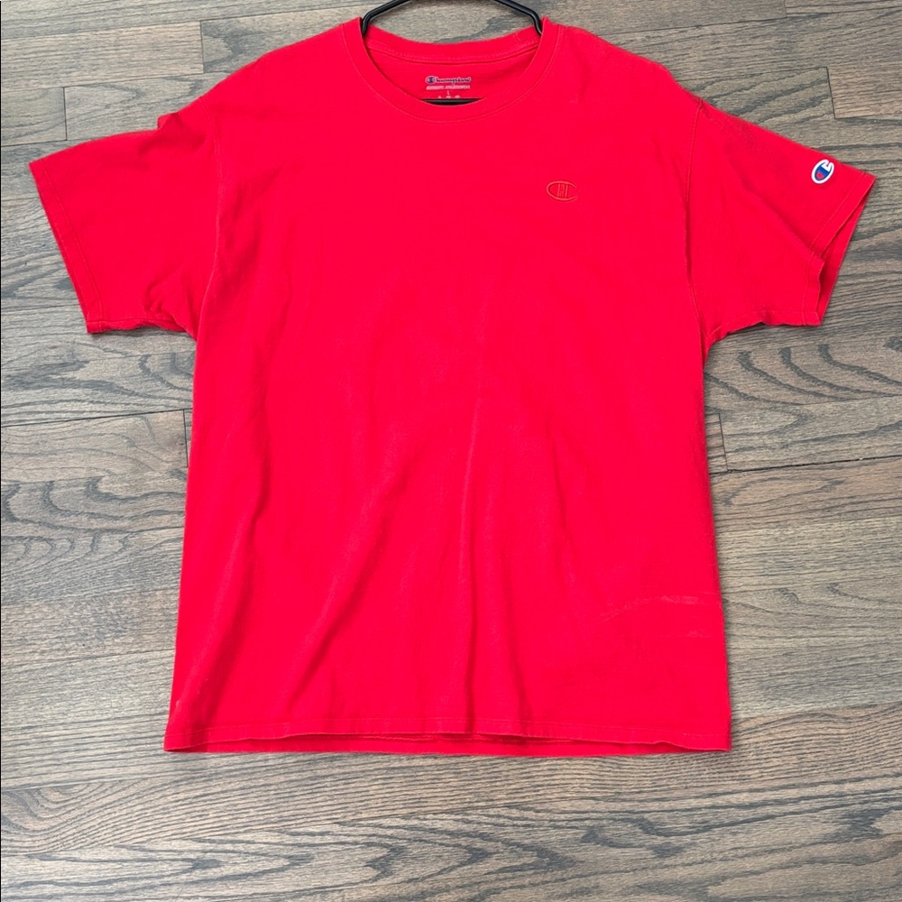 Champion Men's Bold Red Tee